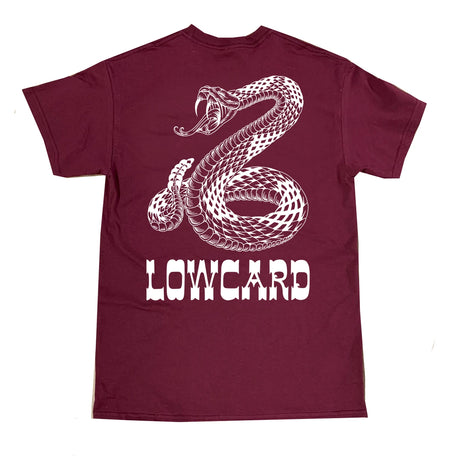 Lowcard - Rattler T-Shirt - Maroon