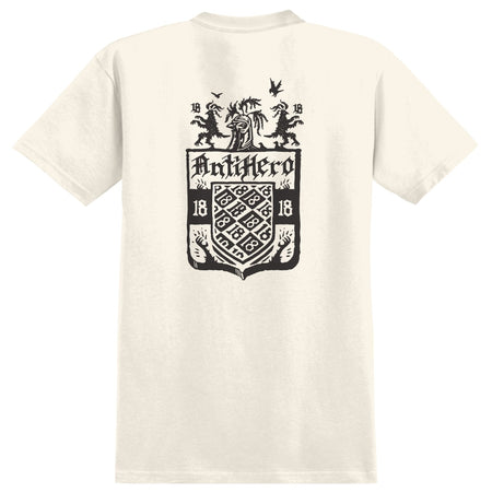 Antihero - Coat of Arms T-Shirt - Cream / Black