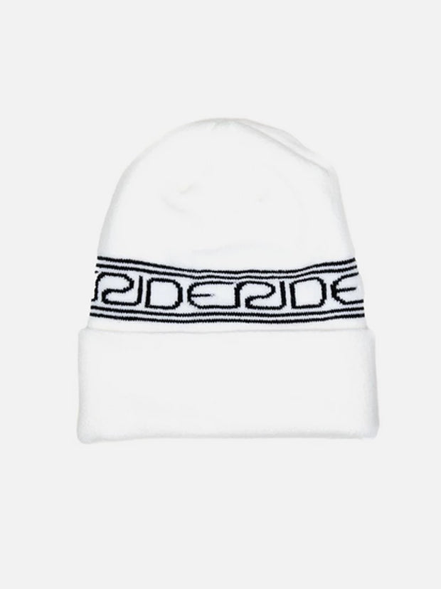 Ride - Zero Logo Beanie - White