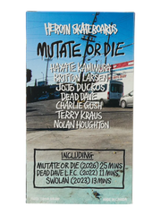 Heroin - Mutate Or Die VHS Tape