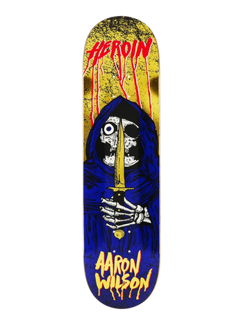 Heroin - Aaron Wilson KO2 Skull Priest 8.5" Deck