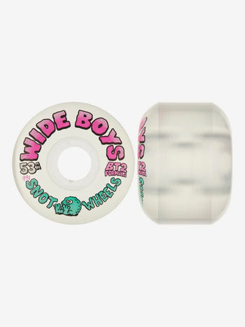 Snot - Wide Boys 53mm 99a Wheels - Clear / Pink - Board Of Missoula