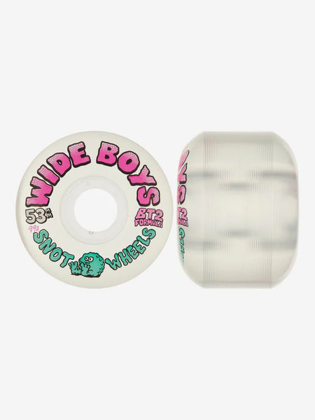 Snot - Wide Boys 53mm 99a Wheels - Clear / Pink