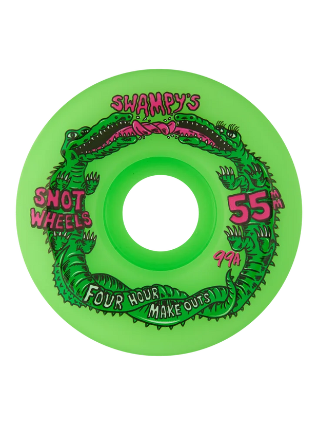 Snot Wheels Co. - Swampy Four Hour Conical 99a Wheels - 55mm