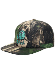 Snot Wheel Co. - Japan Booger Logo Snapback Hat - Camo