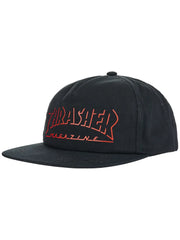 Thrasher - Shadow Mag Snapback Hat - Black