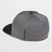 Volcom - Full Stone Flexfit Hat - Asphalt Black - Board Of Missoula