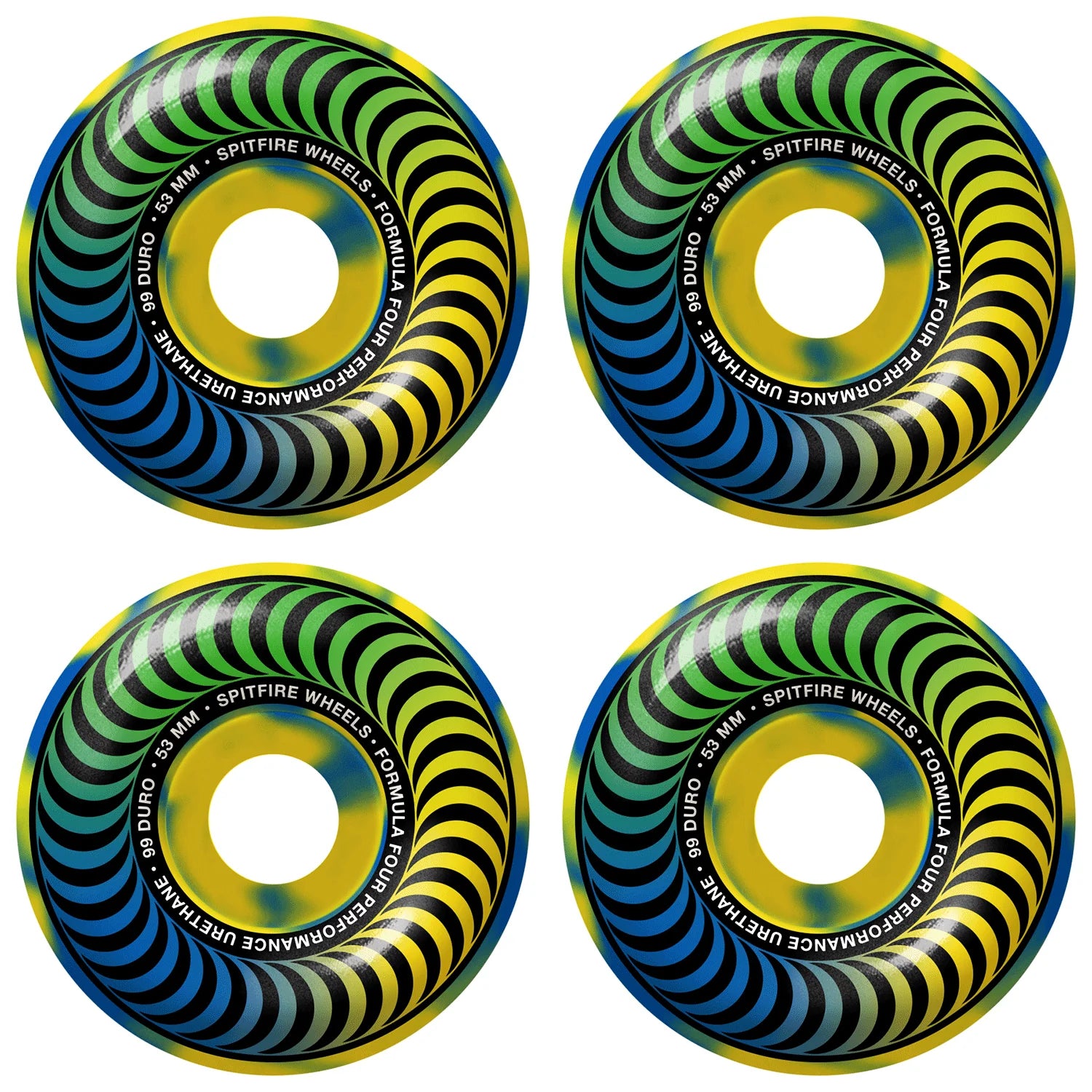 Spitfire Formula Four 99d Classics 52mm-56mm Skateboard