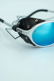 Dang Shades - GLCR Sunglasses - Silver x Ice Blue Mirror