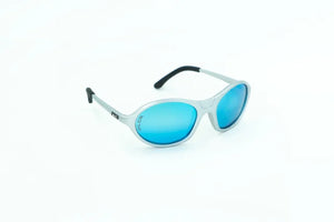 Dang Shades - GLCR Sunglasses - Silver x Ice Blue Mirror