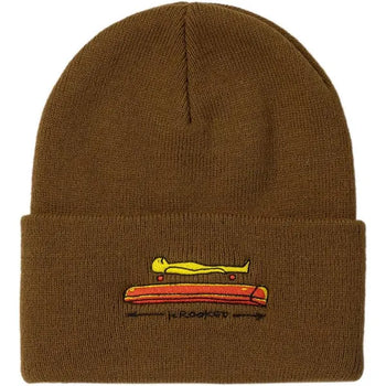 Krooked - Koffin Cuff Beanie - Brown