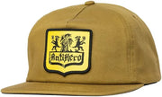 Antihero - Coat of Arms Snapback Hat - Tan