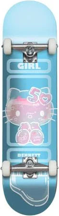 Girl x Hello Kitty - Bennett 50th Anniversary 7.875" Complete Skateboard