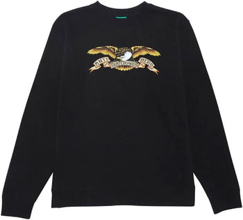 Antihero - Eagle Crewneck Sweatshirt - Black