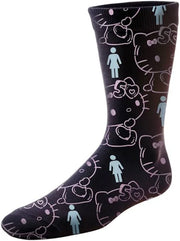 Girl x Hello Kitty - All Over Socks 50th Anniversary - Black