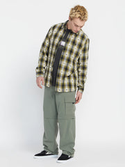 Volcom - Skate Vitals Simon B Woven Flannel - Expedition Green