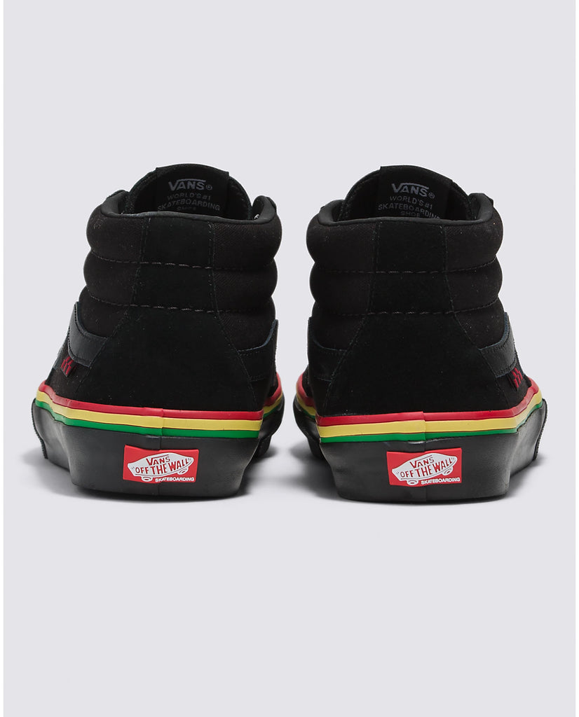 Vans Skate Grosso Mid Rasta Black Board Of Missoula