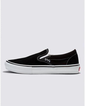 Vans - Skate Slip-On - Black/White - Board Of Missoula