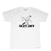 Skate Jawn - Handrail T-Shirt - White - Board Of Missoula