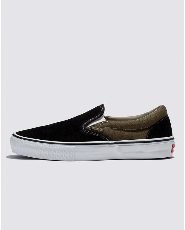 Vans slip on black and brown hotsell