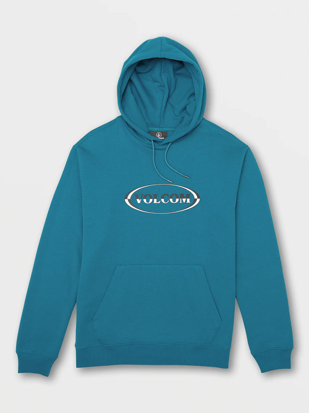 Volcom Strike Pullover Hooded Sweatshirt Coastal Blue
