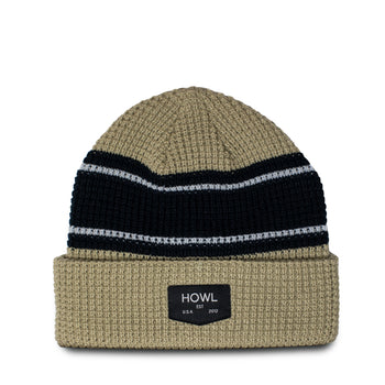 Howl - Stripe Beanie - Bone