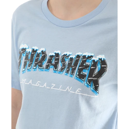 Thrasher - Black Ice T - Light Blue - Board Of Missoula