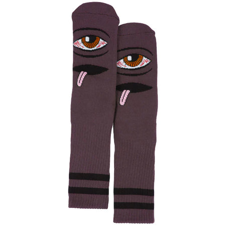 Toy Machine -  Bloodshot Eye Sock - Eggplant