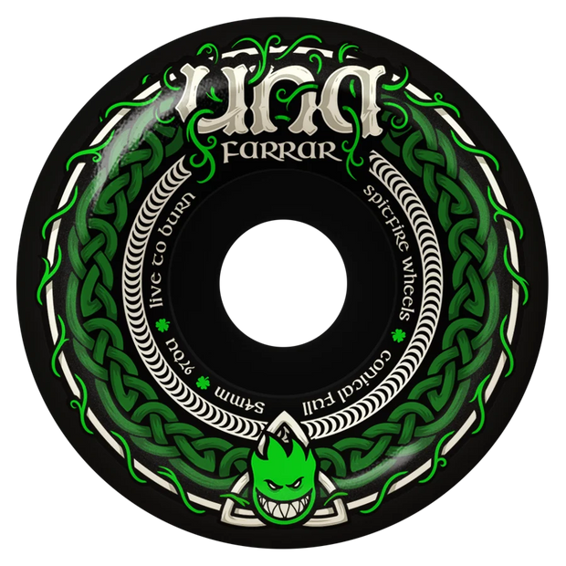 Spitfire - F4 Una Trinity 97A 54MM Wheels - Black