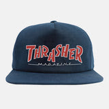 Thrasher - Parra Mag Snapback Hat - Navy