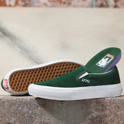 Vans - Skate Slip-On - Green / White