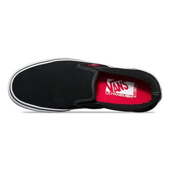 Vans - Skate Slip-On Black/Black/Red