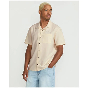 Volcom - Otis Stone Button Up Shirt - Dirty White - Board Of Missoula