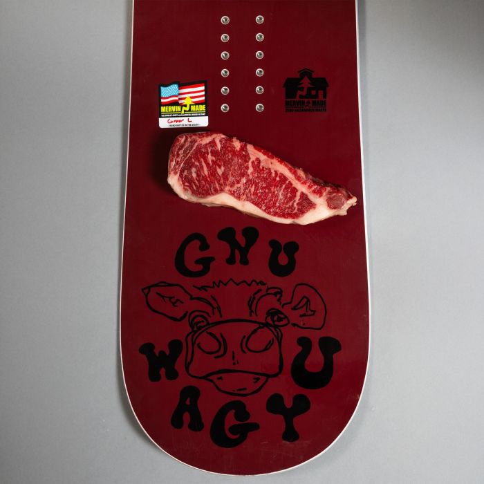 gnu×aruga 漆燈gnu 漆 Gnu - Wagyu Snowboard 2026 – Board Of Missoula