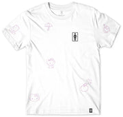 Girl x Hello Kitty - All Over T-Shirt 50th Anniversary - White