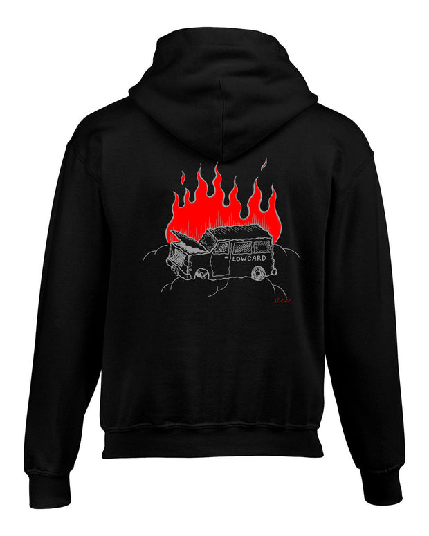 Lowcard - Burning Van Youth Hooded Sweatshirt