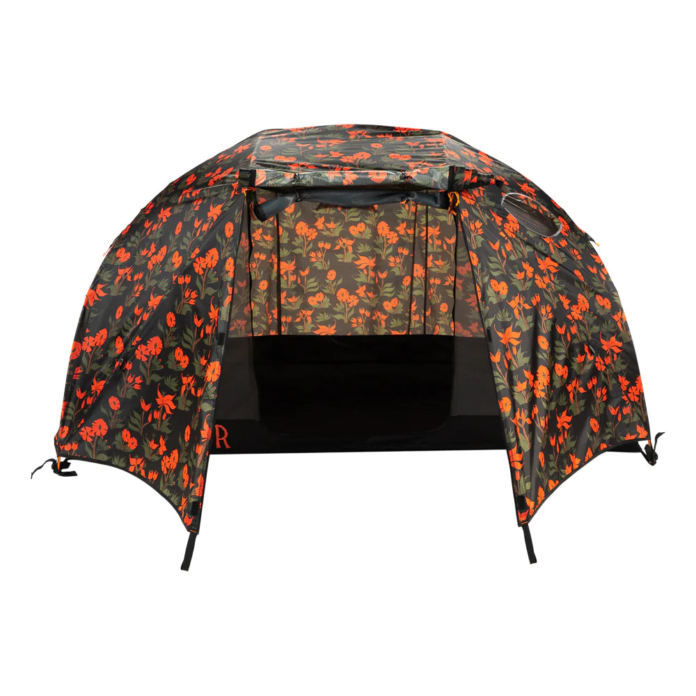 POLeR(ポーラー) 2 PERSON TENT ORCHID FLORAL BLACK O/S - アウトドア用品