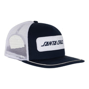 Santa Cruz - Box Stripe Mesh Trucker Snap Mid Profile Hat