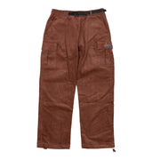 Venture - Paid Corduroy Cargo Pant - Brown