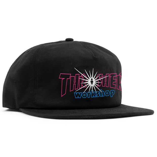 Thrasher - Thrasher x AWS Nova Snapback Hat - Black