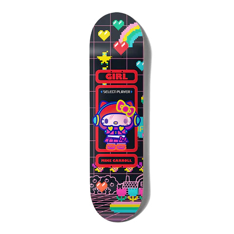Girl - Girl x Sanrio Kawaii Arcade Hello Kitty Carroll Skate Deck 8.25"