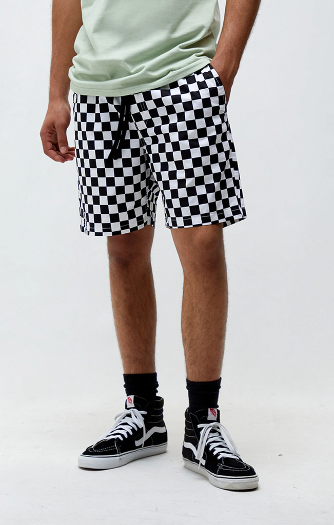 Vans Shorts Range Relaxed Elastic 18 Checkerboard Board Of Missoula