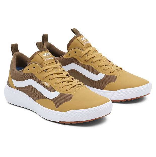 White top gold vans