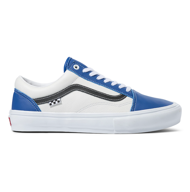 Vans Skate Old Skool Sport Leather True Blue White Board Of Missoula