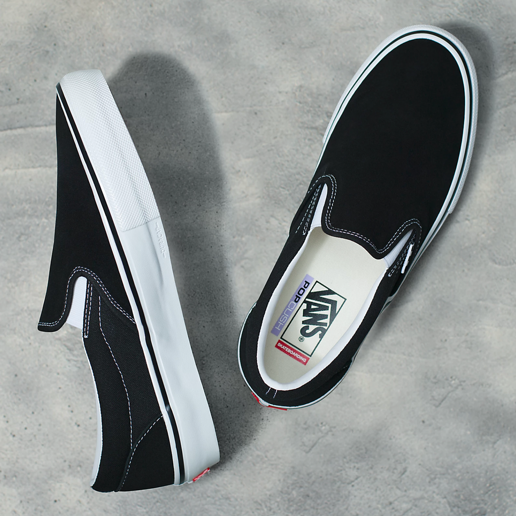 Vans slip ons skateboarding sales