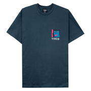 Tired - Thumbs Down T-Shirt - Orion Blue