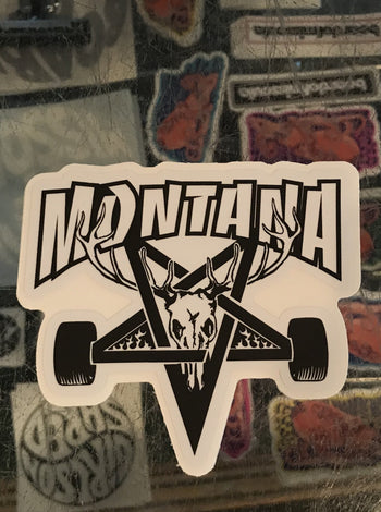 Skate Goat Sticker - 2 pack - Board Of Missoula