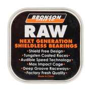 Bronson Raw Skateboard Bearings (8 pack) - Board Of Missoula