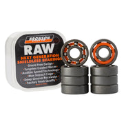 Bronson Raw Skateboard Bearings (8 pack) - Board Of Missoula
