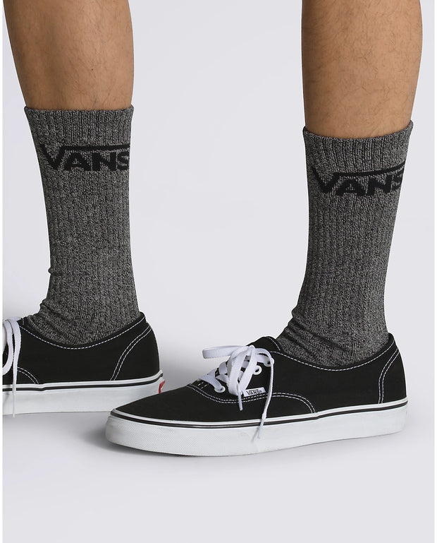 Vans black shop and white socks
